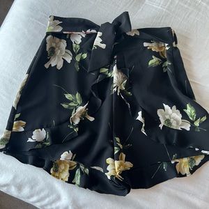 Renamed | High Waisted Floral Shorts